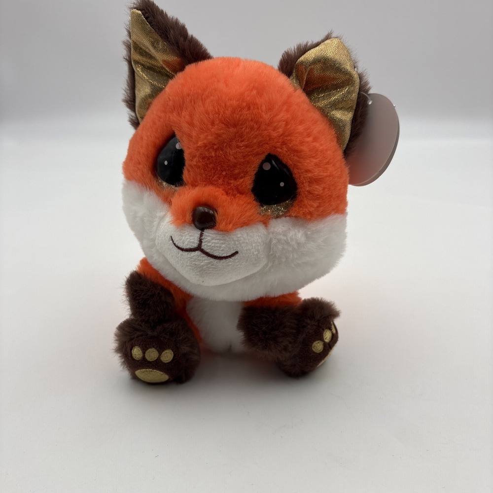 Cutie Pet-tudies Orange Fox Loxie Precious Moments glitter eyes 2023 6in Plush